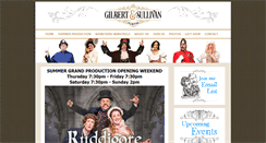 Desktop Screenshot of gilbertsullivan.org